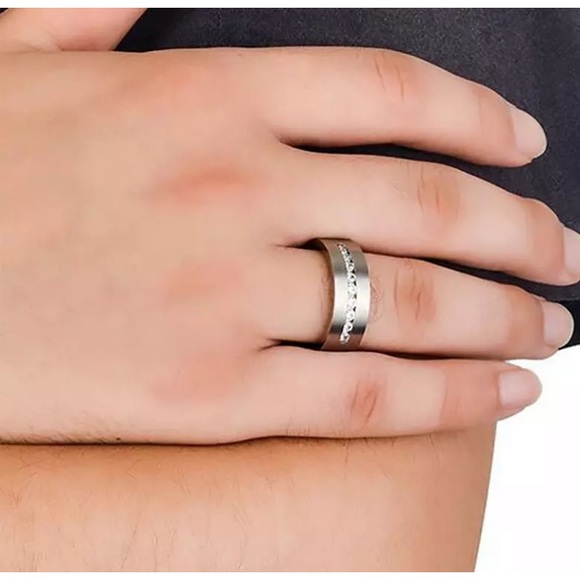 316L 8MM Titanium Band Ring - Picture 5 of 5